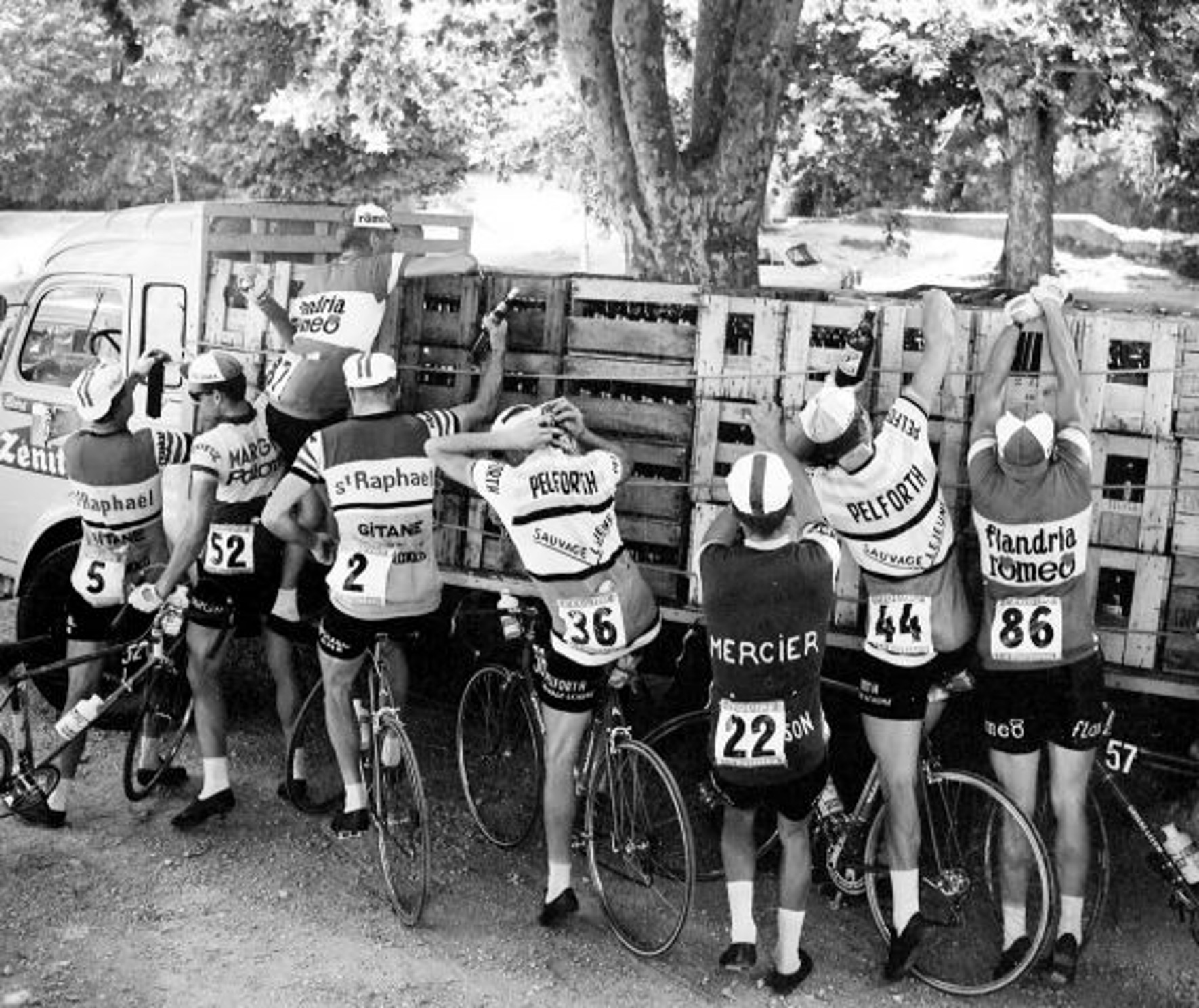 Tour D'Italie 1960 – Anquetil En Tête – Photo Cyclisme Vintage – Sport 60s